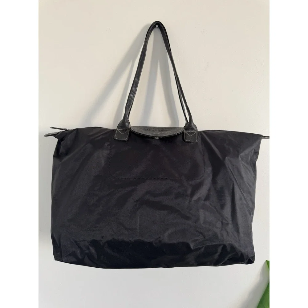 Barrington Weekend Overnight Zipper Nylon Bag ‎ Large 20x12 Black